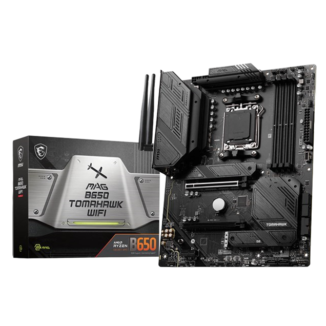 MSI MAG B650 TOMAHAWK WIFI ATX Motherboard for AMD Socket AM5 CPUs